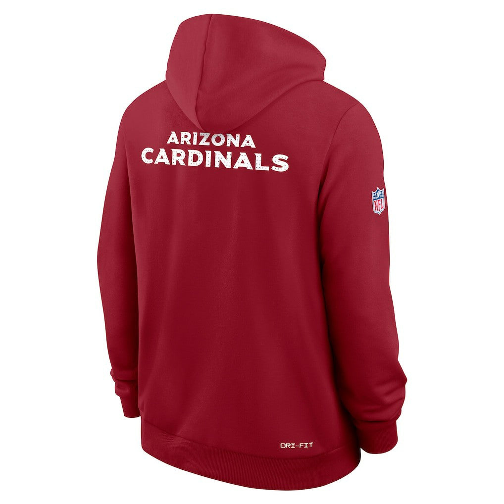 Nike Arizona Cardinals Sideline Standard Issue Initial Home Dri-FIT Hoodie Cardinal