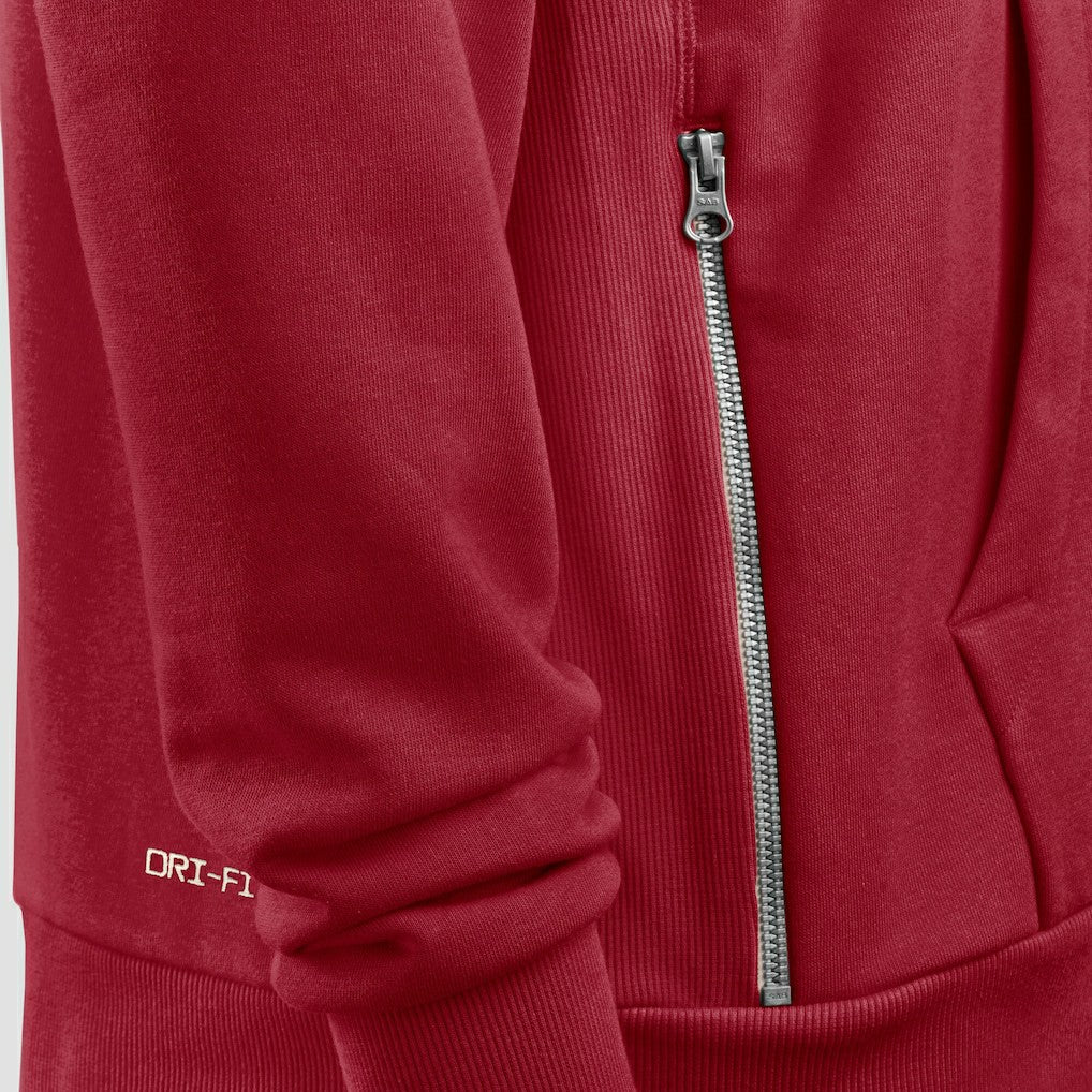 Nike Arizona Cardinals Sideline Standard Issue Initial Home Dri-FIT Hoodie Cardinal