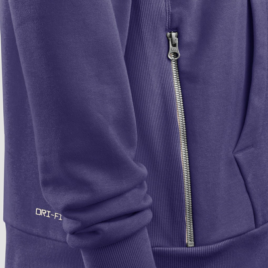 Nike Baltimore Ravens Sideline Standard Issue Initial Home Dri-FIT Hoodie Purple