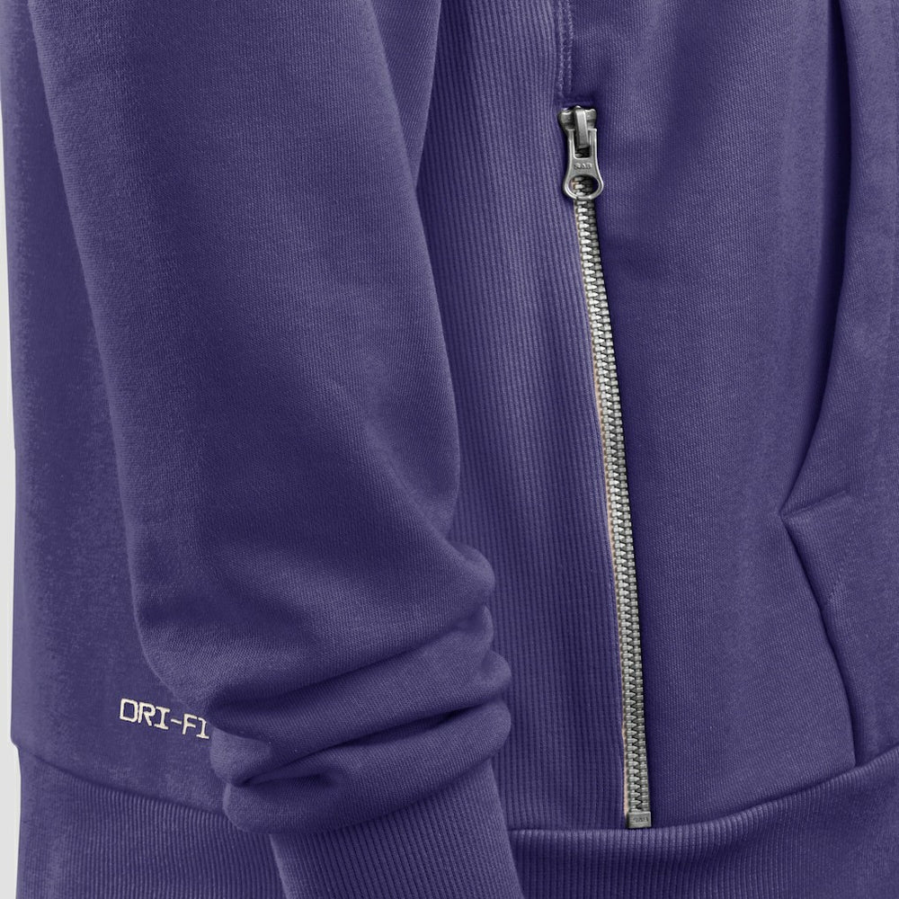 Nike Baltimore Ravens Sideline Standard Issue Initial Home Dri-FIT Hoodie Purple