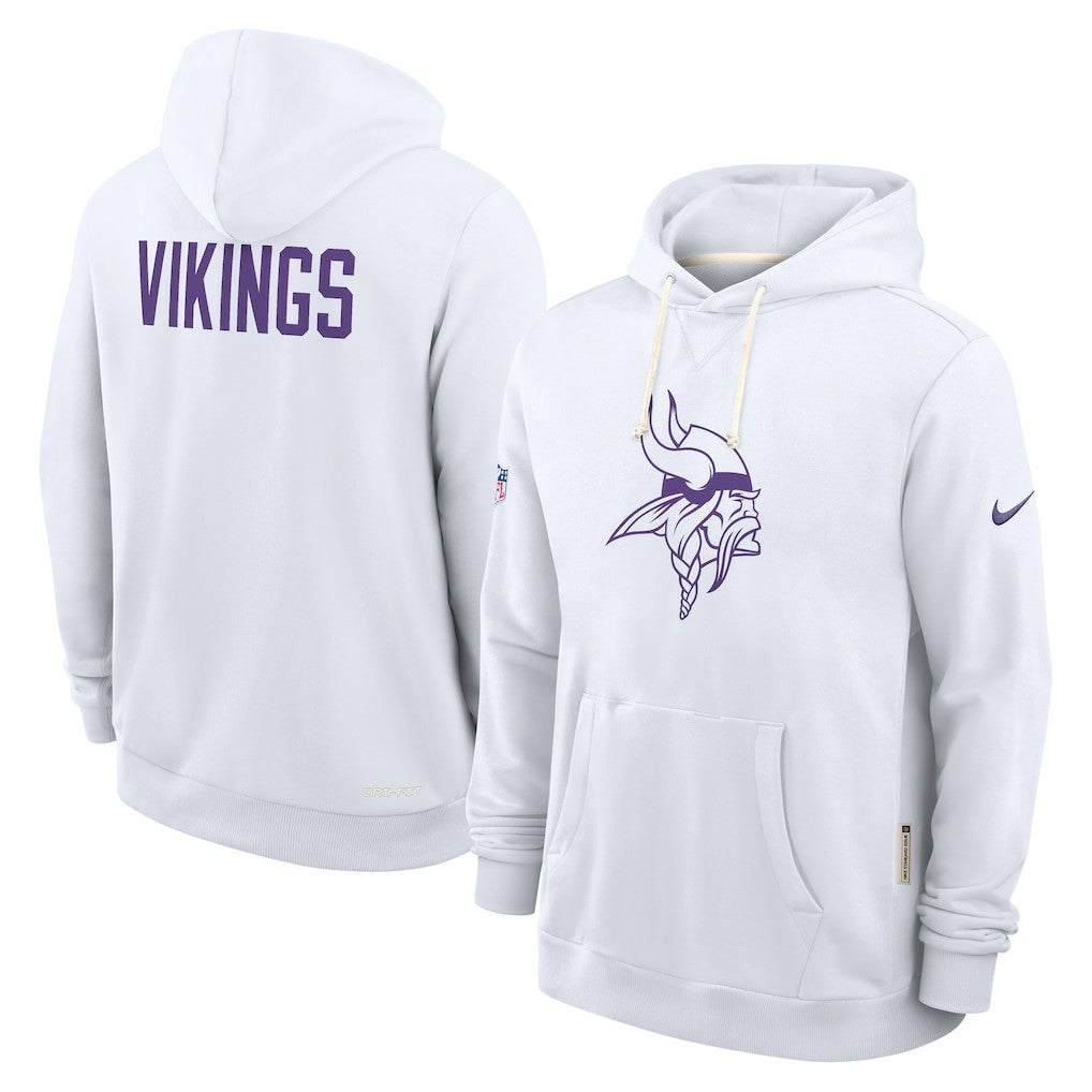 Nike Minnesota Vikings Sideline Standard Issue Alt 2 Dri-FIT Hoodie White