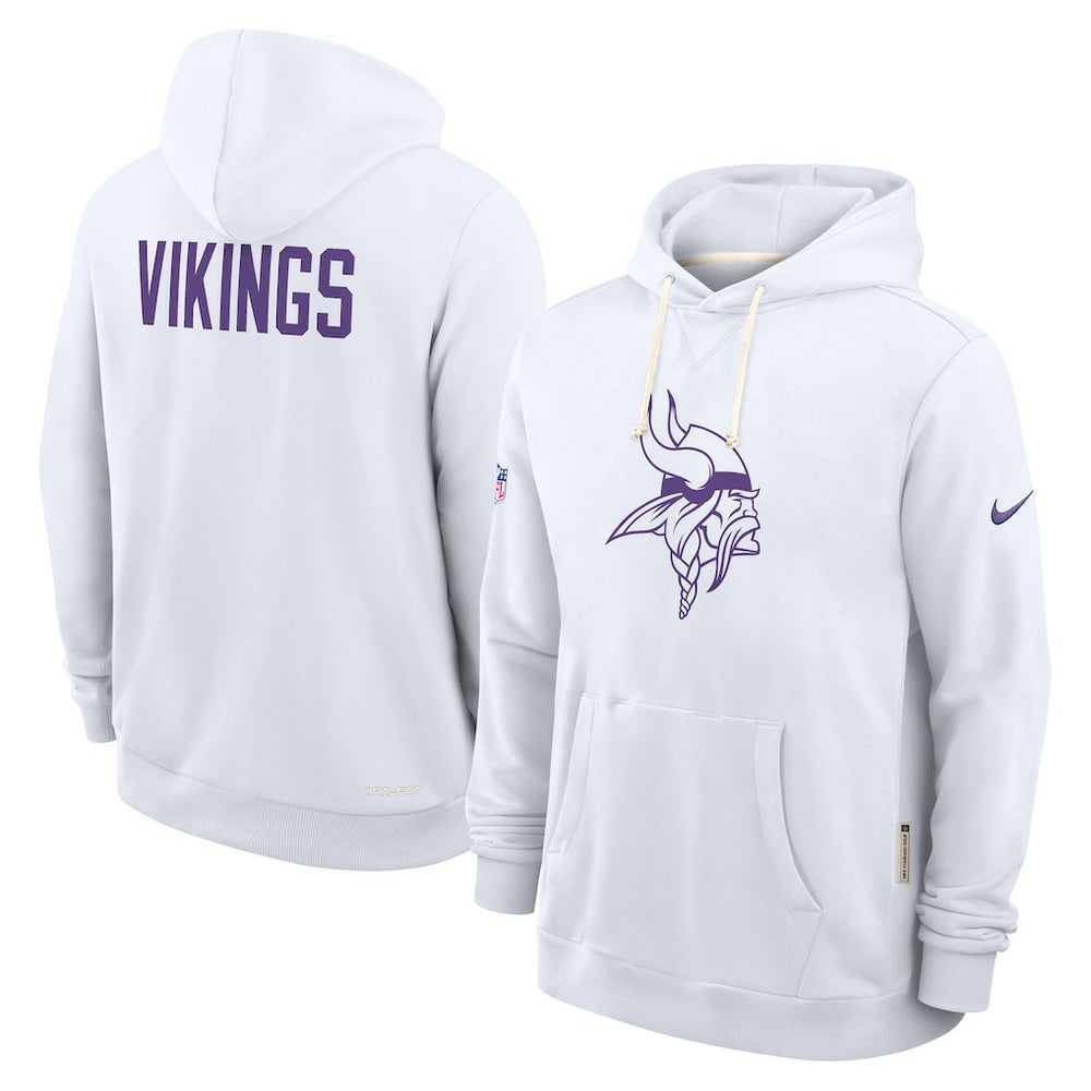 Nike Minnesota Vikings Sideline Standard Issue Alt 2 Dri-FIT Hoodie White