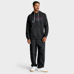 Nike New York Jets 2025 NFL Crucial Catch Sideline Standard Issue Dri-FIT Hoodie Black