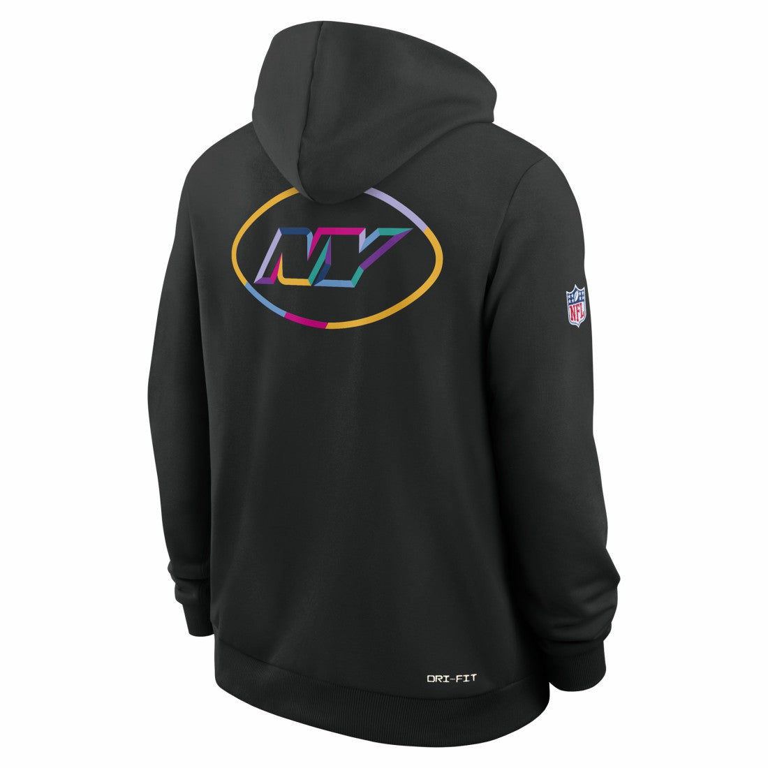 Nike New York Jets 2025 NFL Crucial Catch Sideline Standard Issue Dri-FIT Hoodie Black