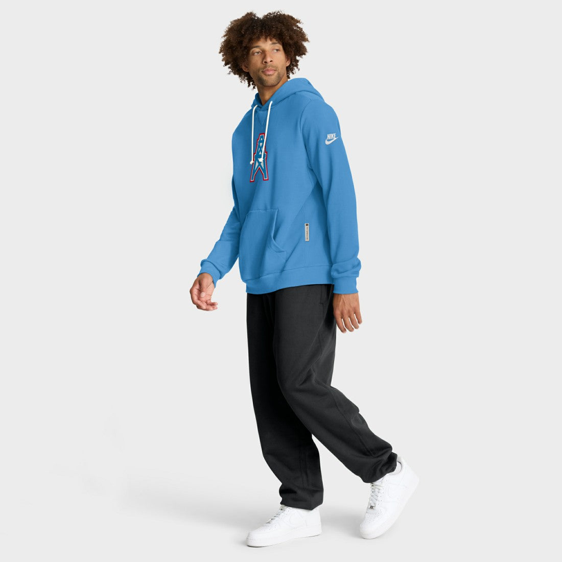 Nike Tennessee Titans Sideline Standard Issue Alt 2 Dri-FIT Hoodie Light Blue