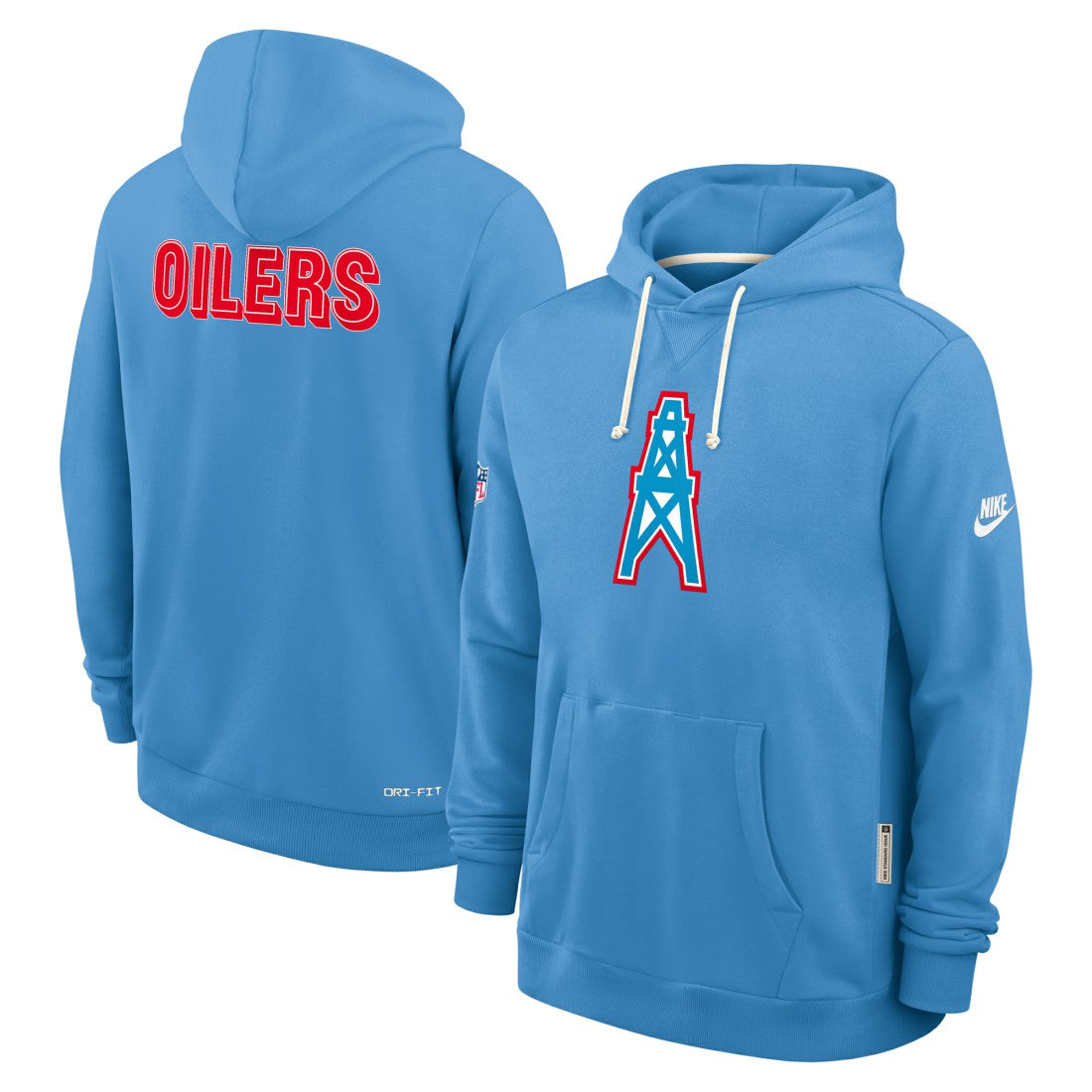 Nike Tennessee Titans Sideline Standard Issue Alt 2 Dri-FIT Hoodie Light Blue