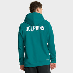 Nike Miami Dolphins Sideline Standard Issue Alt 2 Dri-FIT Hoodie Aqua