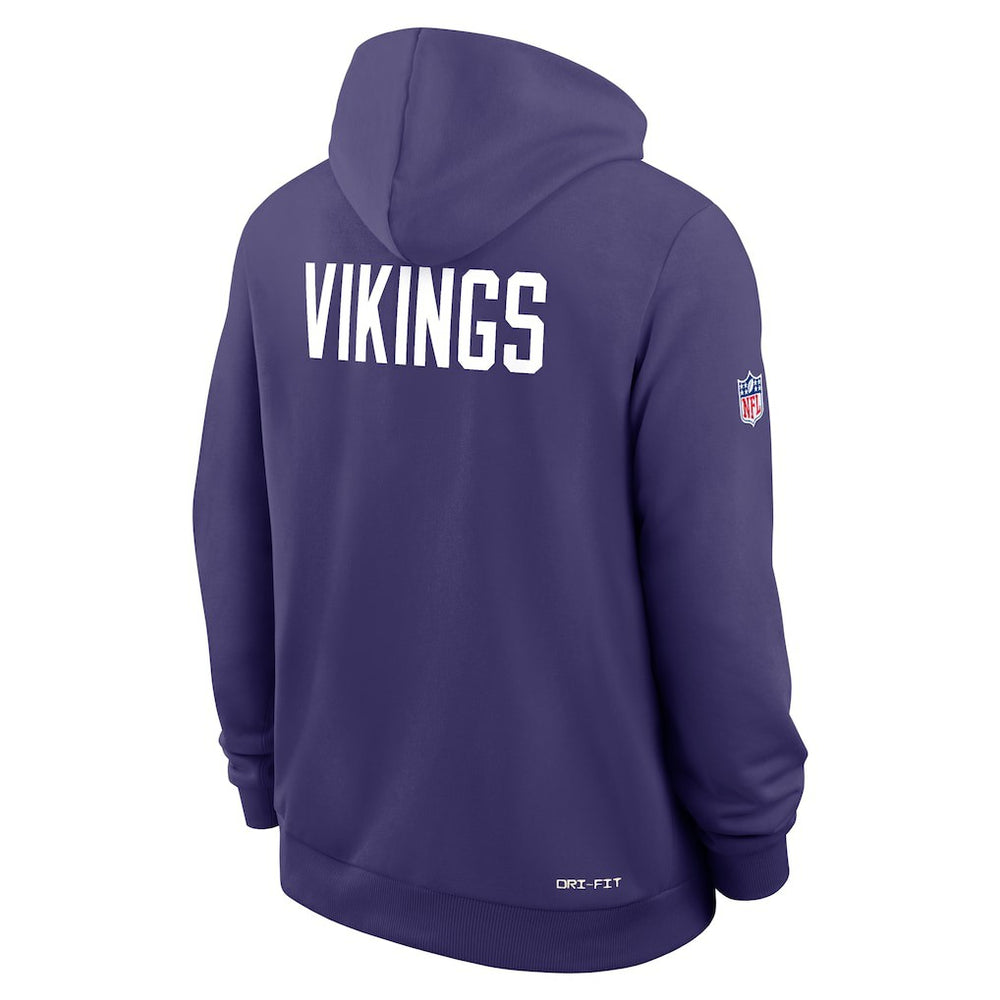 Nike Minnesota Vikings Sideline Standard Issue Alt 2 Dri-FIT Hoodie Purple