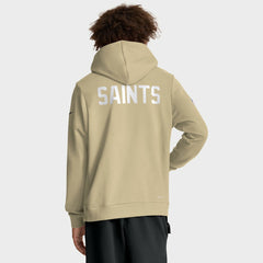 Nike New Orleans Saints Sideline Standard Issue Alt 2 Dri-FIT Hoodie Gold