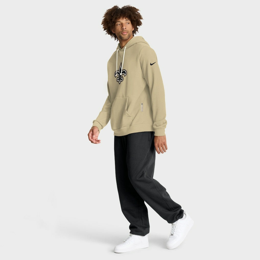 Nike New Orleans Saints Sideline Standard Issue Alt 2 Dri-FIT Hoodie Gold