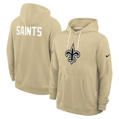 Nike New Orleans Saints Sideline Standard Issue Alt 2 Dri-FIT Hoodie Gold