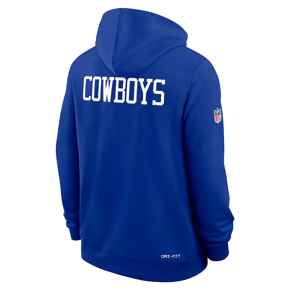 Nike Dallas Cowboys Sideline Standard Issue Alt 2 Dri-FIT Hoodie Royal