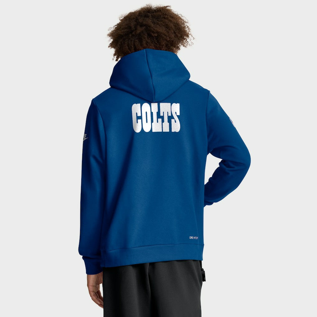 Nike Indianapolis Colts Sideline Standard Issue Alt 2 Dri-FIT Hoodie Royal