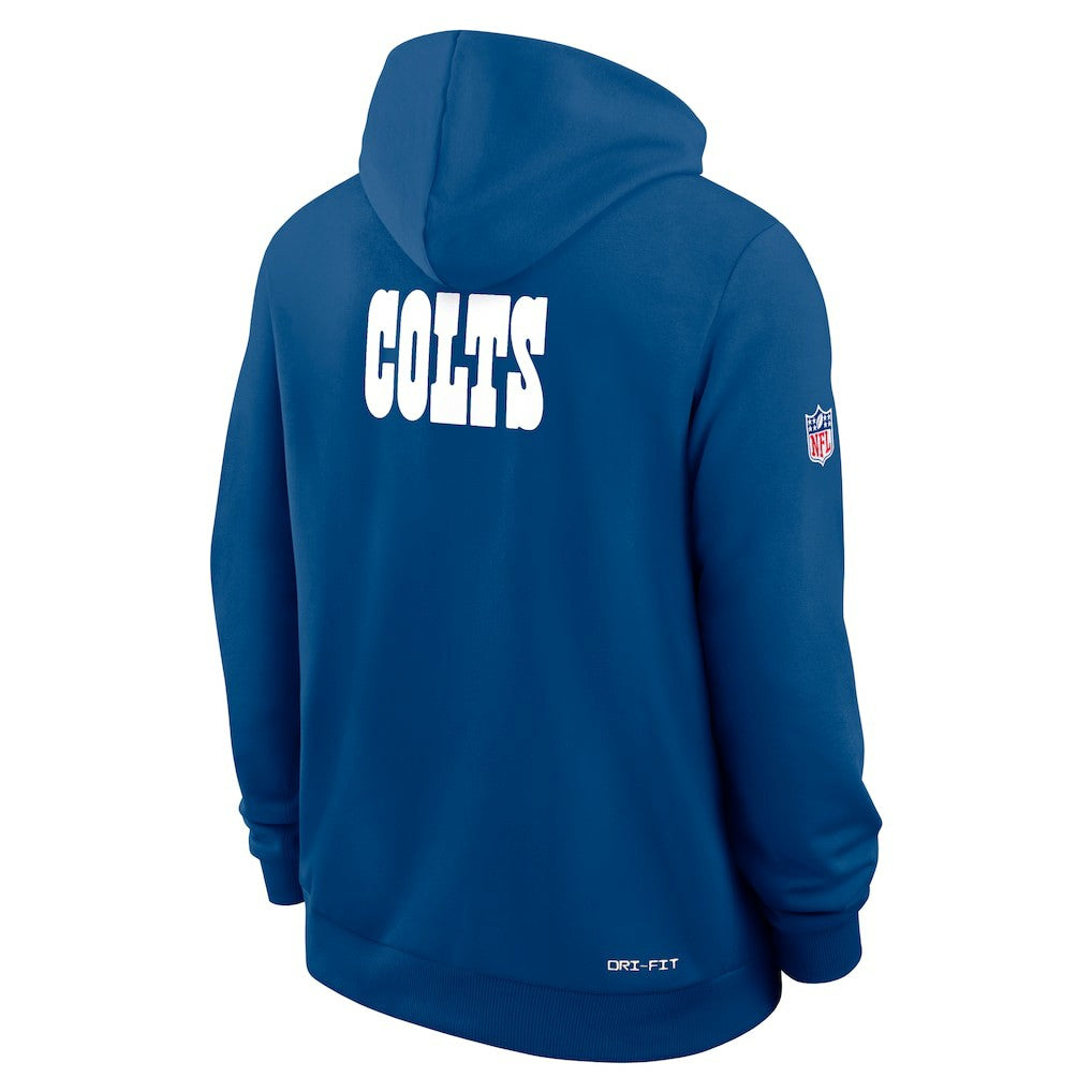 Nike Indianapolis Colts Sideline Standard Issue Alt 2 Dri-FIT Hoodie Royal