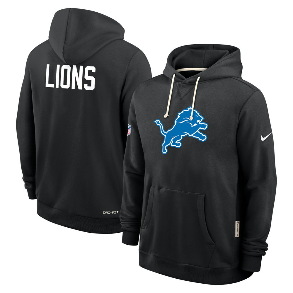 Nike Detroit Lions Sideline Standard Issue Alt 2 Dri-FIT Hoodie Black