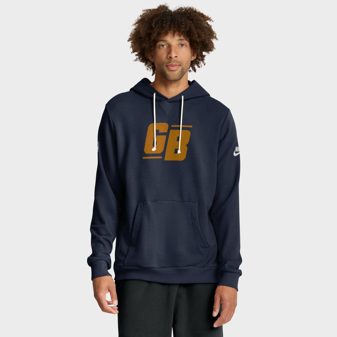 Nike Green Bay Packers The 1923 Classic Sideline Dri-FIT Pullover Hoodie Navy
