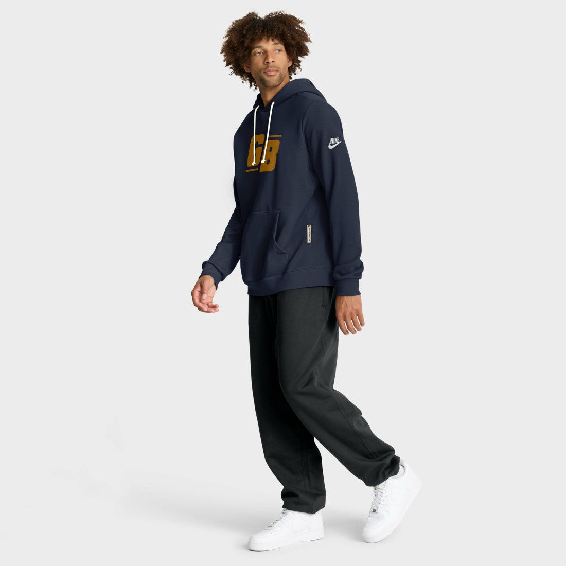 Nike Green Bay Packers The 1923 Classic Sideline Dri-FIT Pullover Hoodie Navy