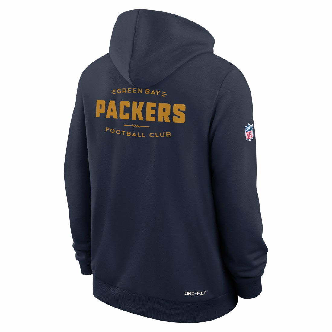 Nike Green Bay Packers The 1923 Classic Sideline Dri-FIT Pullover Hoodie Navy