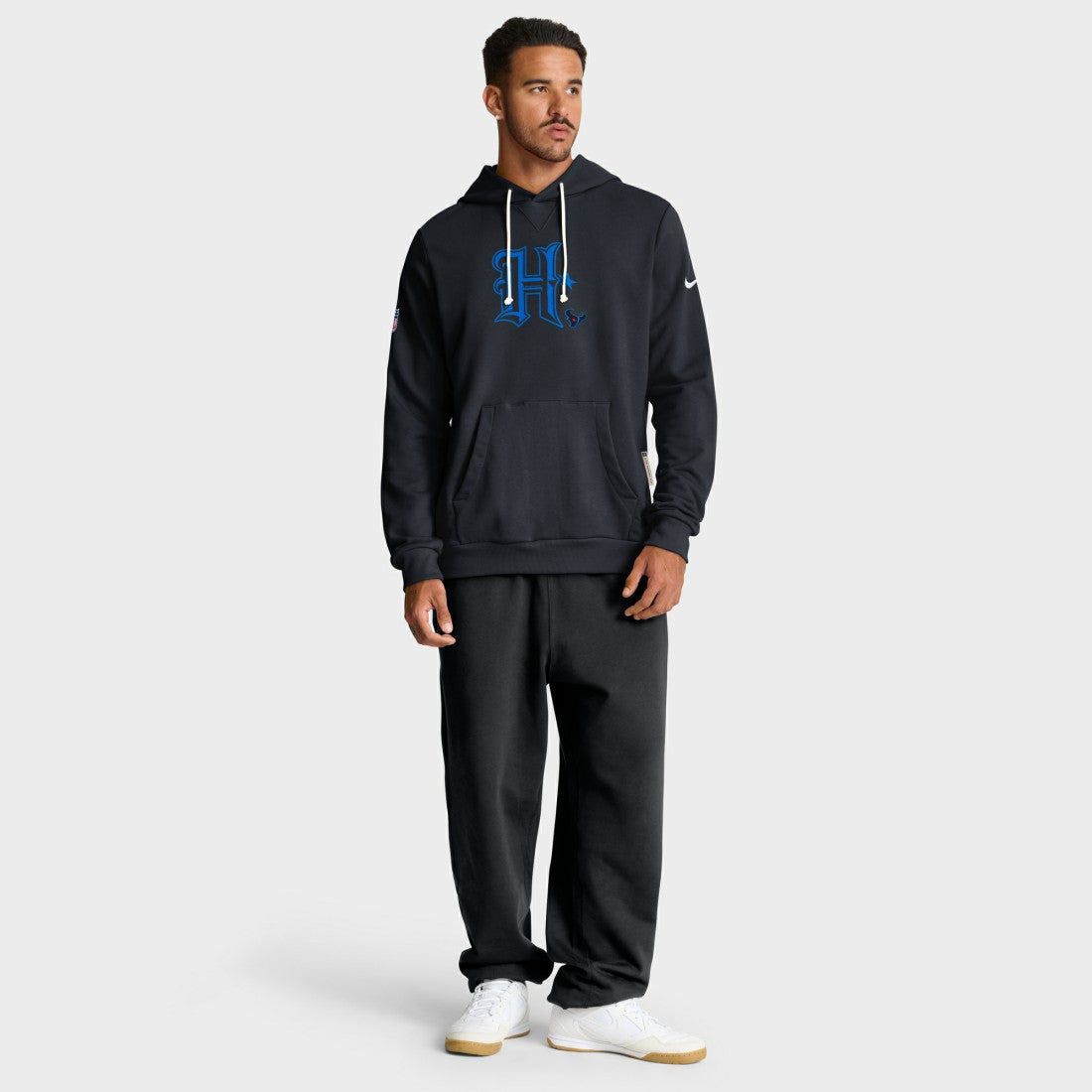 Nike Houston Texans Sideline Standard Issue Alt 2 Dri-FIT Hoodie Navy