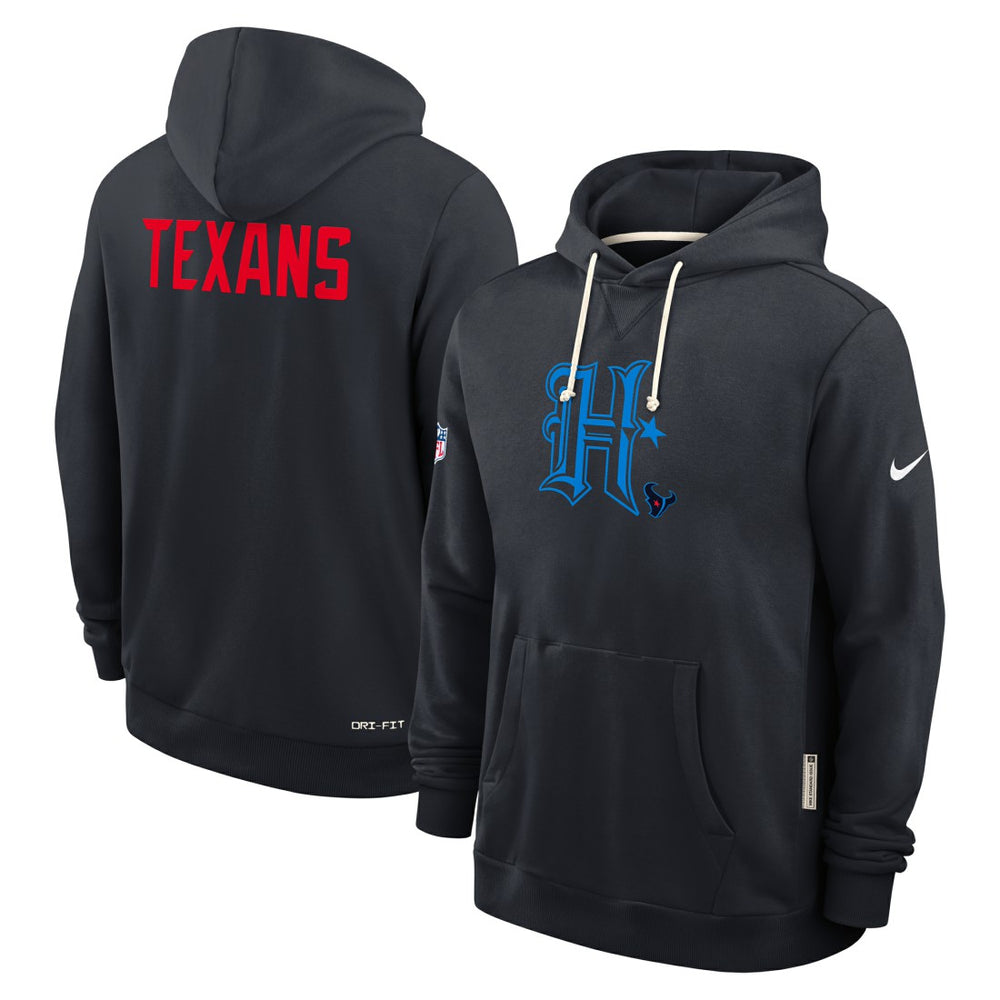 Nike Houston Texans Sideline Standard Issue Alt 2 Dri-FIT Hoodie Navy