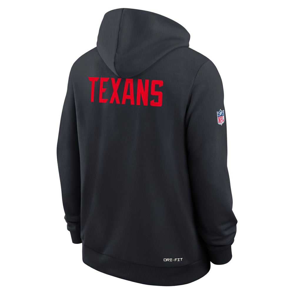 Nike Houston Texans Sideline Standard Issue Alt 2 Dri-FIT Hoodie Navy