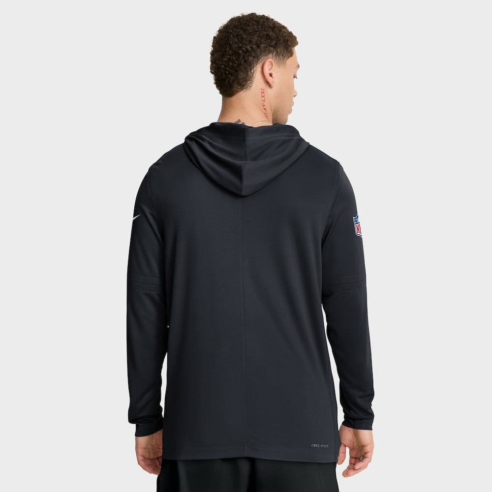 Nike Houston Texans Sideline Pass Accuracy Dri-FIT Long Sleeve Hoodie T-Shirt  Blue