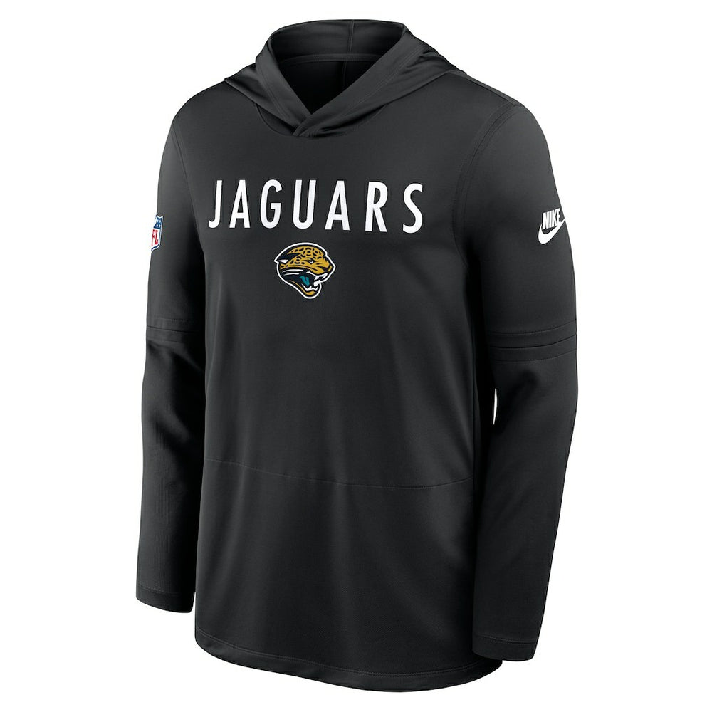 Nike Jacksonville Jaguars Sideline Pass Accuracy Dri-FIT Long Sleeve Hoodie T-Shirt  Black
