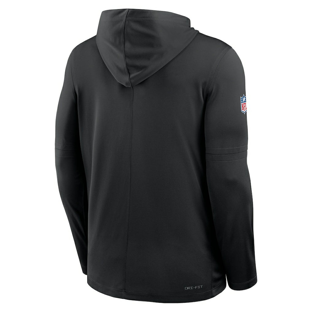 Nike Jacksonville Jaguars Sideline Pass Accuracy Dri-FIT Long Sleeve Hoodie T-Shirt  Black