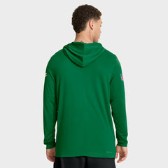 Nike Philadelphia Eagles Sideline Pass Accuracy Dri-FIT Long Sleeve Hoodie T-Shirt  Kelly Green