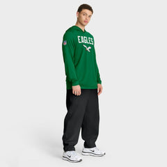 Nike Philadelphia Eagles Sideline Pass Accuracy Dri-FIT Long Sleeve Hoodie T-Shirt  Kelly Green