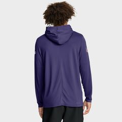 Nike Minnesota Vikings Sideline Pass Accuracy Dri-FIT Long Sleeve Hoodie T-Shirt Purple