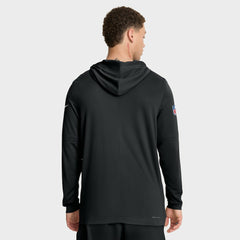 Nike Cincinnati Bengals Sideline Pure Fury Performance Long Sleeve Hoodie T-Shirt Black