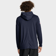 Nike Denver Broncos Sideline Pure Fury Performance Long Sleeve Hoodie T-Shirt Navy