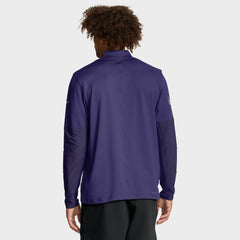 Nike Baltimore Ravens Sideline Dri-FIT Half-Zip Pullover Purple