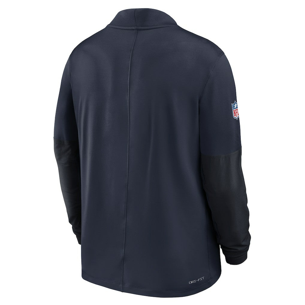 Nike Chicago Bears Sideline Dri-FIT Half-Zip Pullover Navy