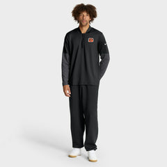 Nike Cincinnati Bengals Sideline Dri-FIT Half-Zip Pullover Black
