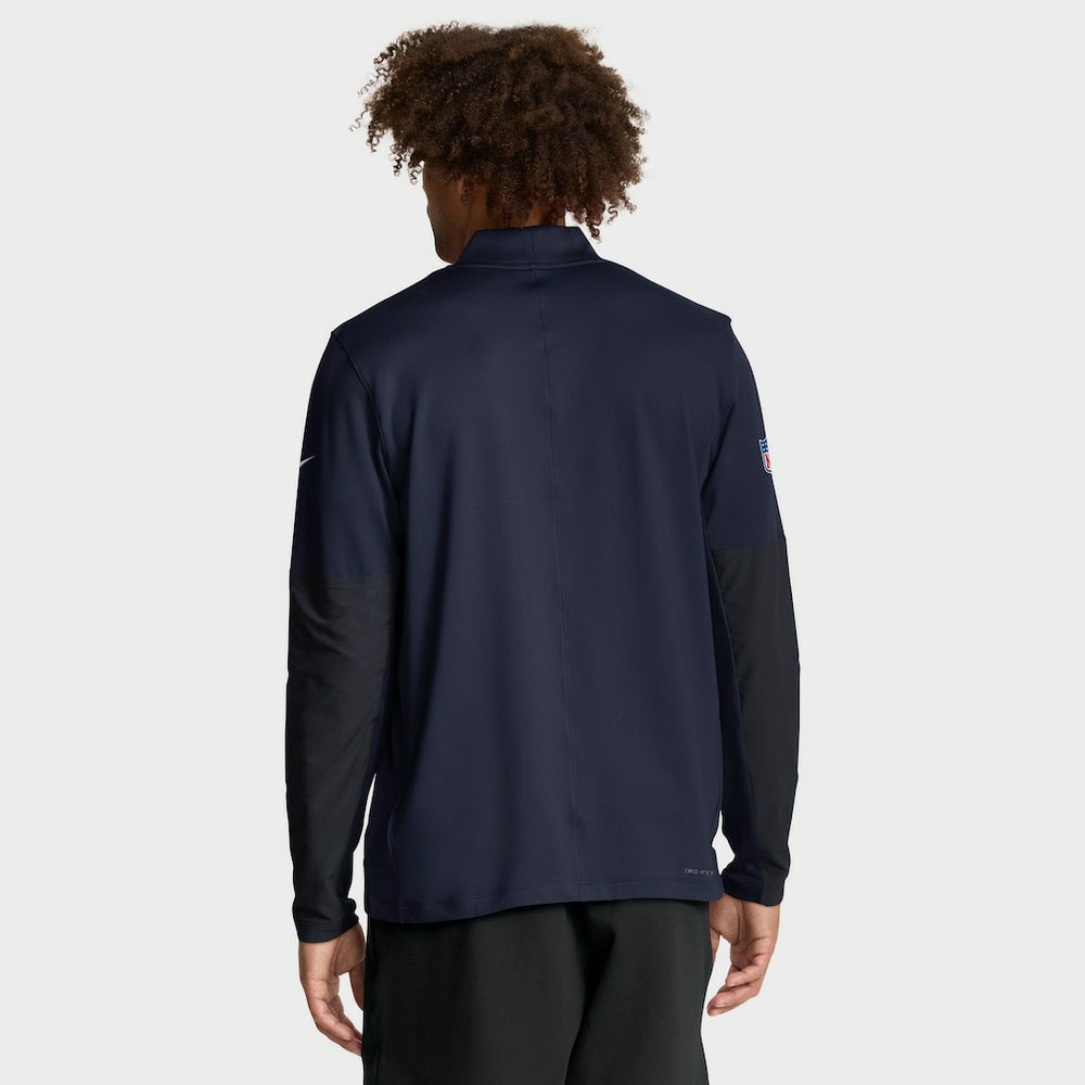 Nike Dallas Cowboys Sideline Dri-FIT Half-Zip Pullover Navy