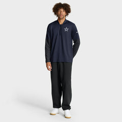 Nike Dallas Cowboys Sideline Dri-FIT Half-Zip Pullover Navy
