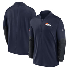 Nike Denver Broncos Sideline Dri-FIT Half-Zip Pullover Navy