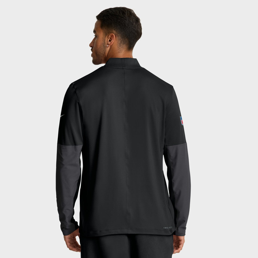 Nike Detroit Lions Sideline Dri-FIT Half-Zip Pullover Black