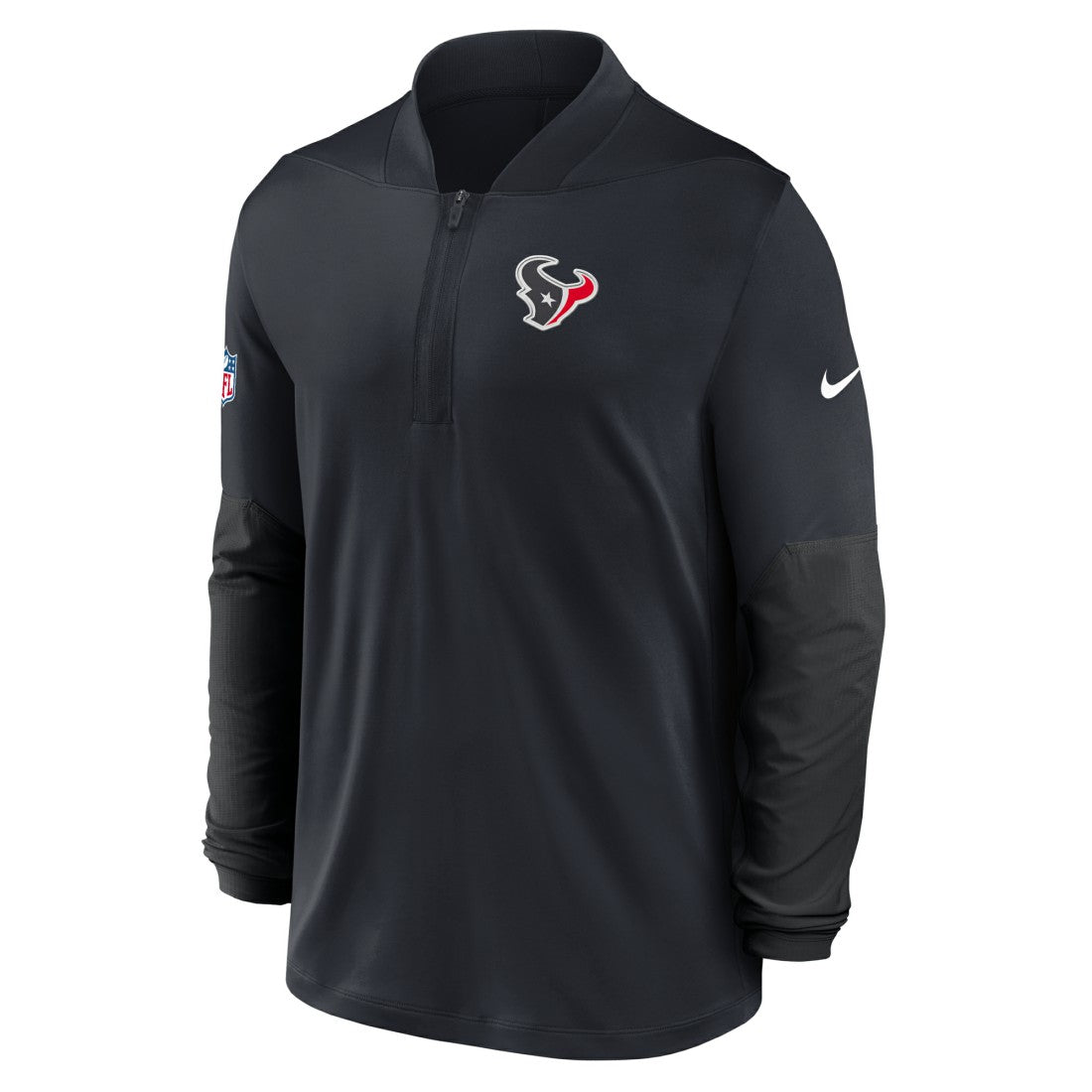 Nike Houston Texans Sideline Dri-FIT Half-Zip Pullover Navy