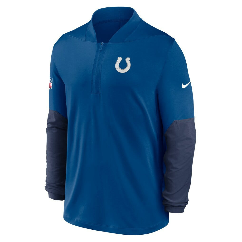 Nike Indianapolis Colts Sideline Dri-FIT Half-Zip Pullover Royal