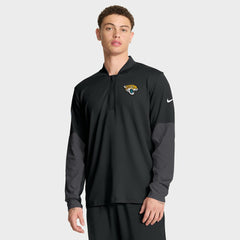 Nike Jacksonville Jaguars Sideline Dri-FIT Half-Zip Pullover Black