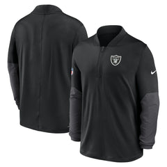 Nike Las Vegas Raiders Sideline Dri-FIT Half-Zip Pullover Black
