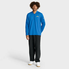 Nike Los Angeles Chargers Sideline Dri-FIT Half-Zip Pullover Powder Blue