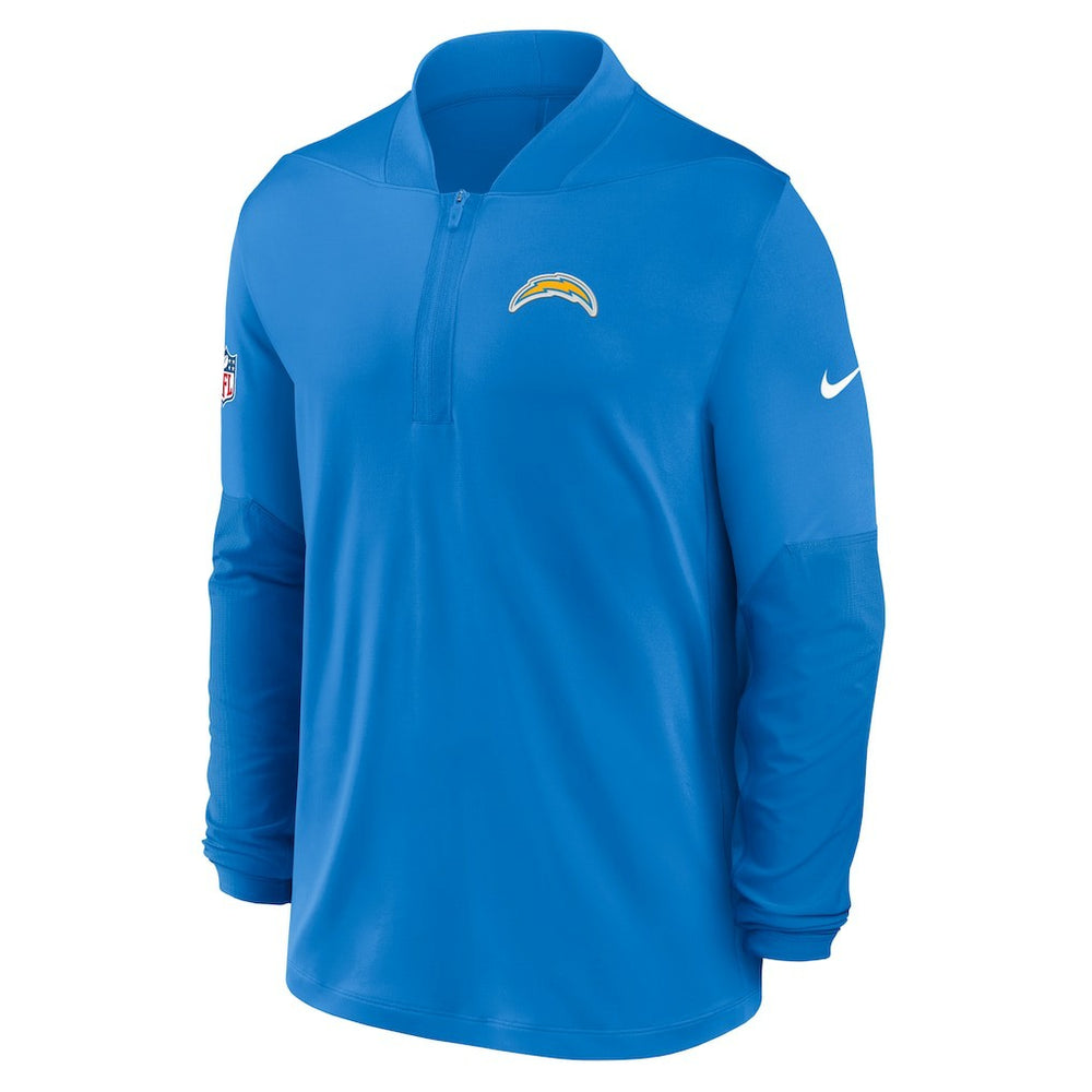 Nike Los Angeles Chargers Sideline Dri-FIT Half-Zip Pullover Powder Blue