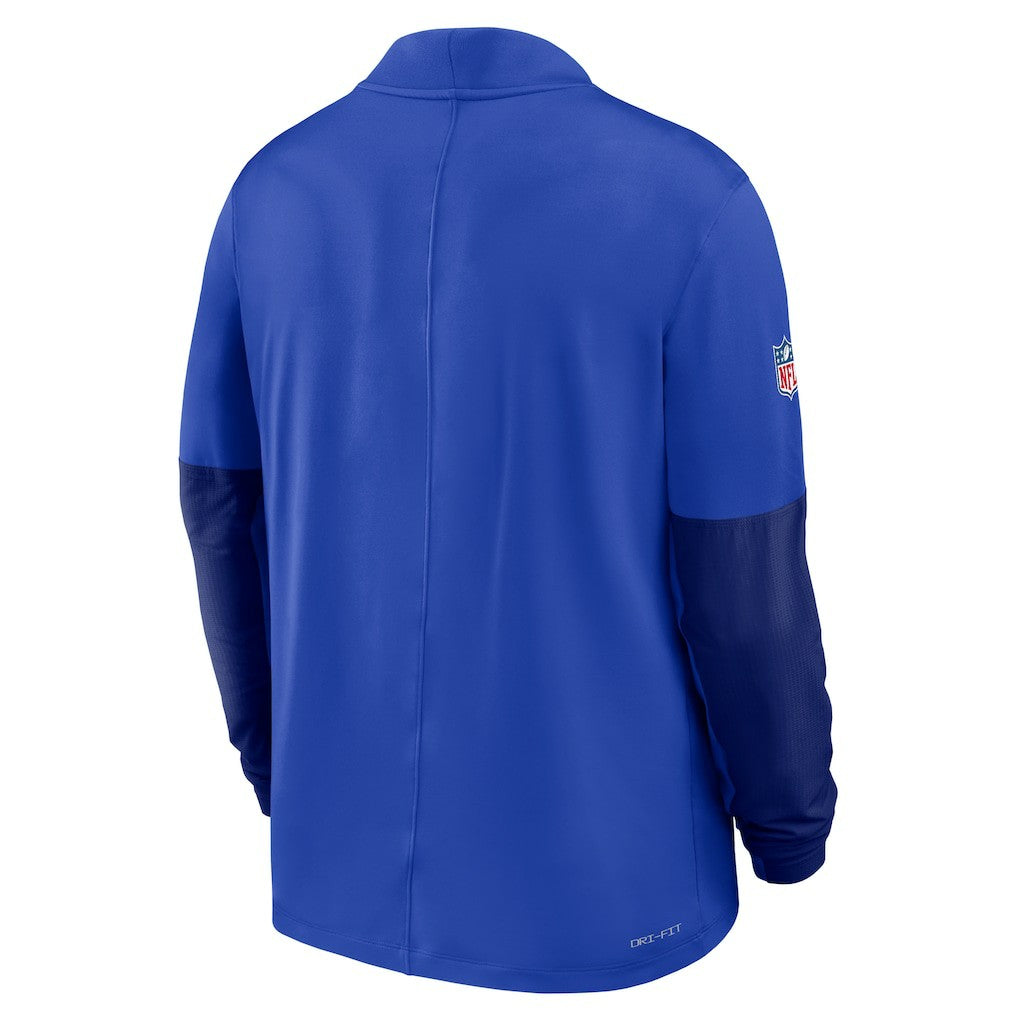 Nike Los Angeles Rams Sideline Dri-FIT Half-Zip Pullover Royal