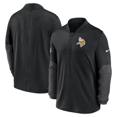 Nike Minnesota Vikings Sideline Dri-FIT Half-Zip Pullover Black