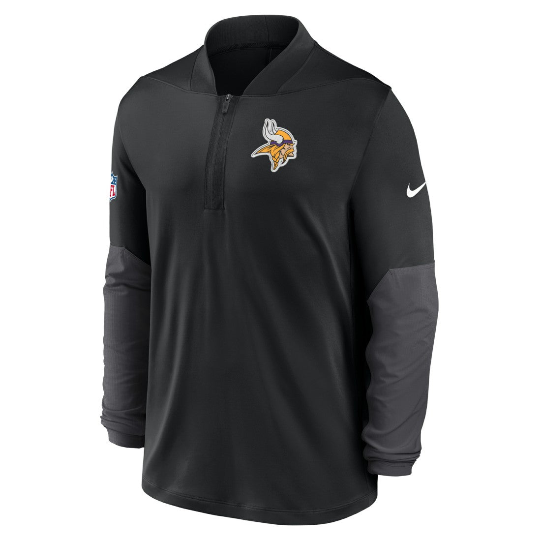 Nike Minnesota Vikings Sideline Dri-FIT Half-Zip Pullover Black