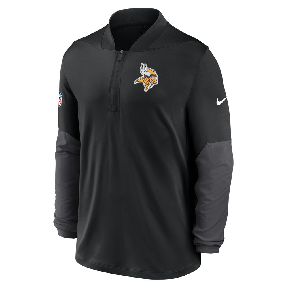 Nike Minnesota Vikings Sideline Dri-FIT Half-Zip Pullover Black